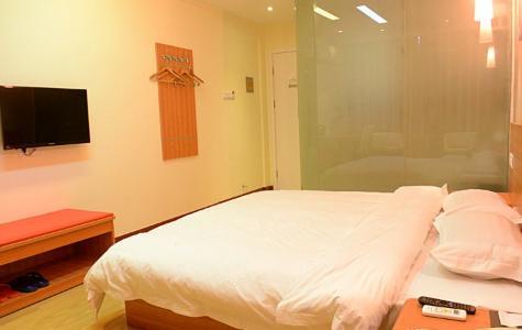Thank Inn Chain Hotel Henan Xinyang Train Station Gongqu Road Exteriör bild